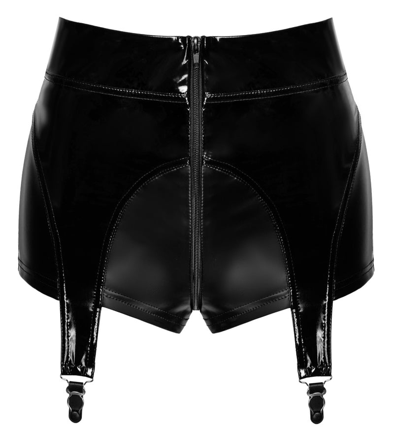 Noir Suspender Panty XL