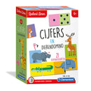 Clementoni Spelend Leren Domino Nummers en Dieren