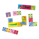 Clementoni Spelend Leren Domino Nummers en Dieren