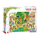 Clementoni Maxi Puzzel Dierentuin, 24st.