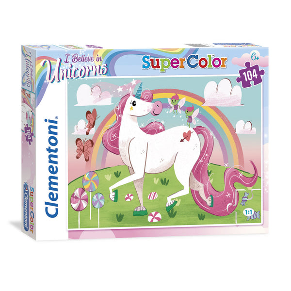 Clementoni Puzzel 104 stukjes Eenhoorn
