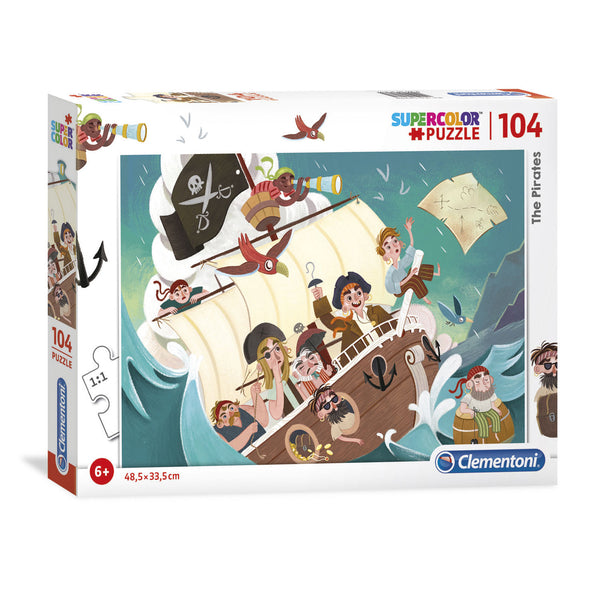 Clementoni Puzzel Piraten, 104st.