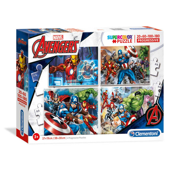 Clementoni Puzzel The Avengers, 4in1