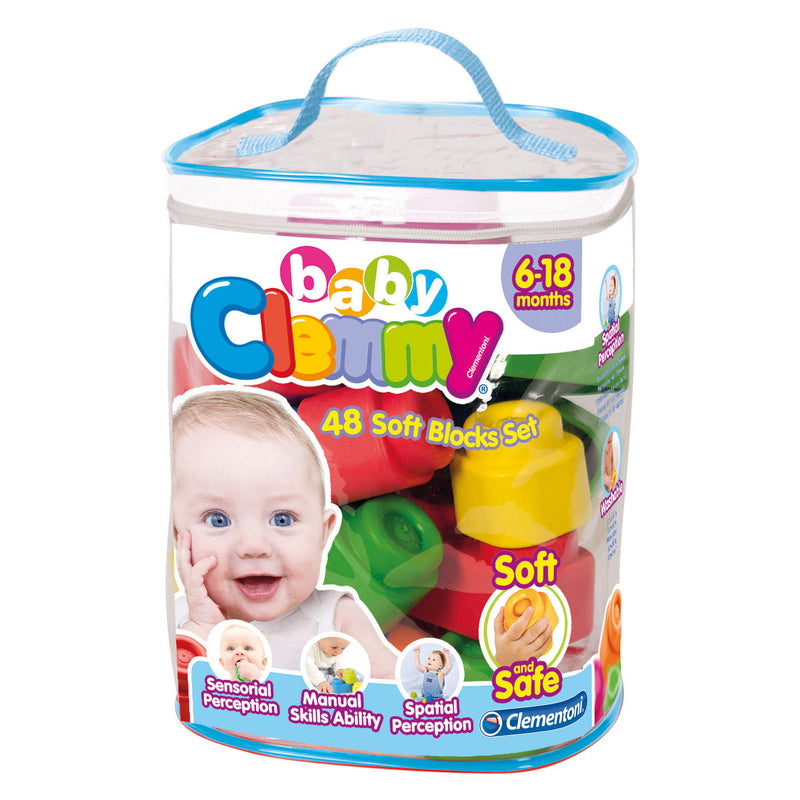 Clementoni Baby Clemmy Zachte Blokken, 48st.