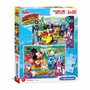 Clementoni Puzzel Mickey Roadster Racers, 2x20st.