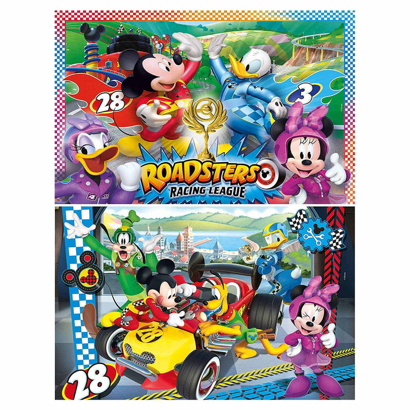 Clementoni Puzzel Mickey Roadster Racers, 2x20st.