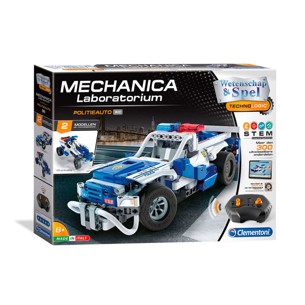 Clementoni Mechanica Laboratorium 2in1 RC Politieauto