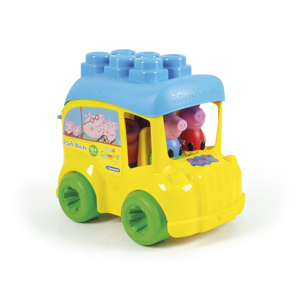 Clementoni Peppa Pig Clemmy Bus + 8 Blokken