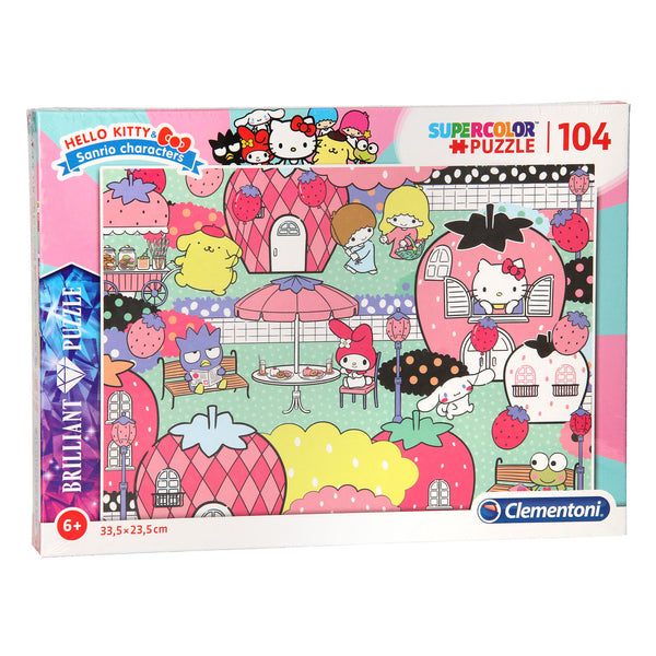 Clementoni Brilliant Puzzel Hello Kitty, 104st.