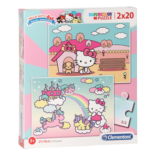 Clementoni Puzzel Hello Kitty, 2x20st.