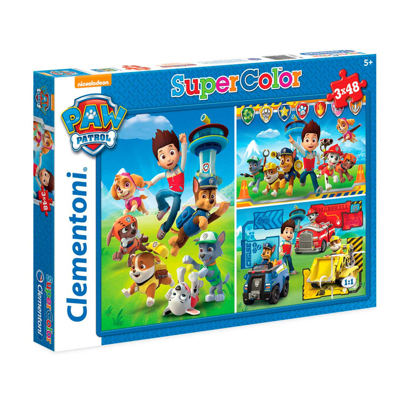 Clementoni Puzzel 3x48 stukjes Paw Patrol 1