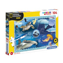Clementoni National Geographic Puzzel - Oceaan, 104st.
