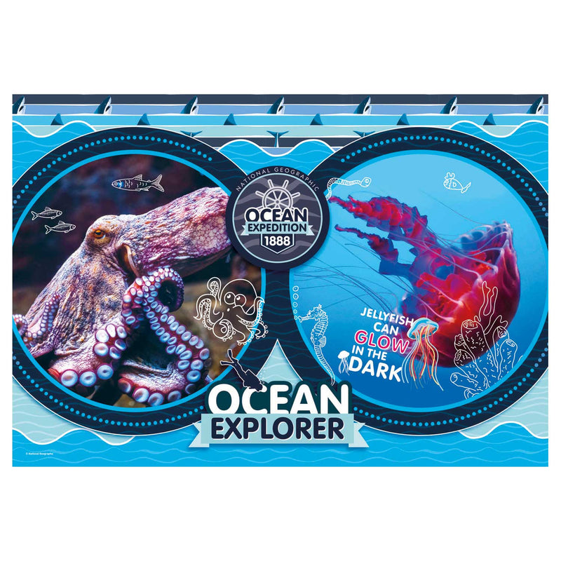 Clementoni National Geographic Puzzel - Oceaan, 180st.