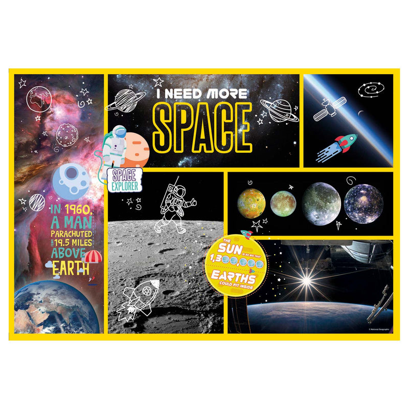 Clementoni National Geographic Puzzel - Ruimte, 180st.