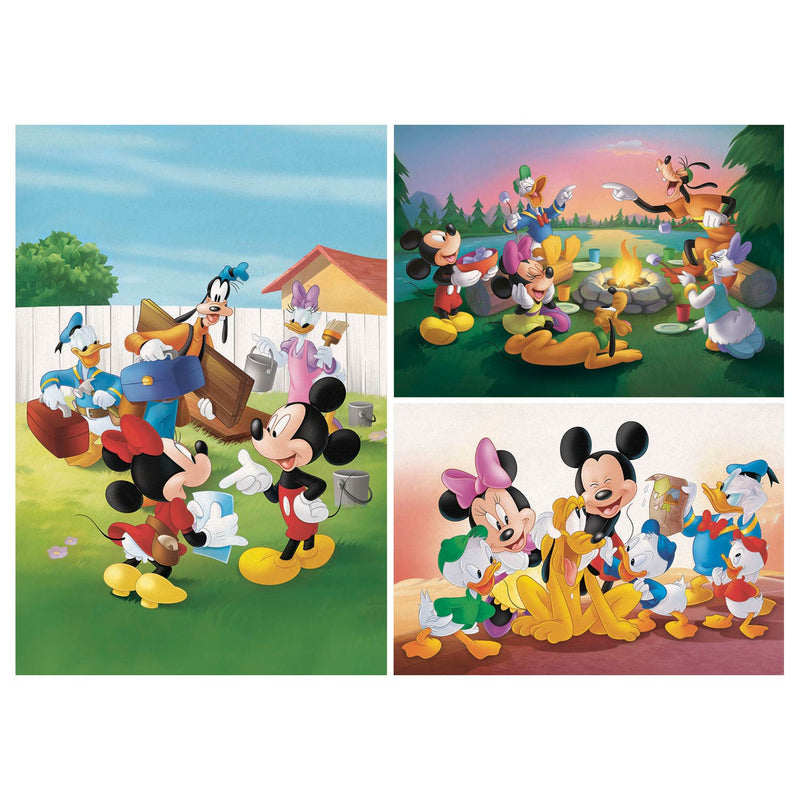 Clementoni Puzzel Disney Mickey Mouse 3x48 Stukjes