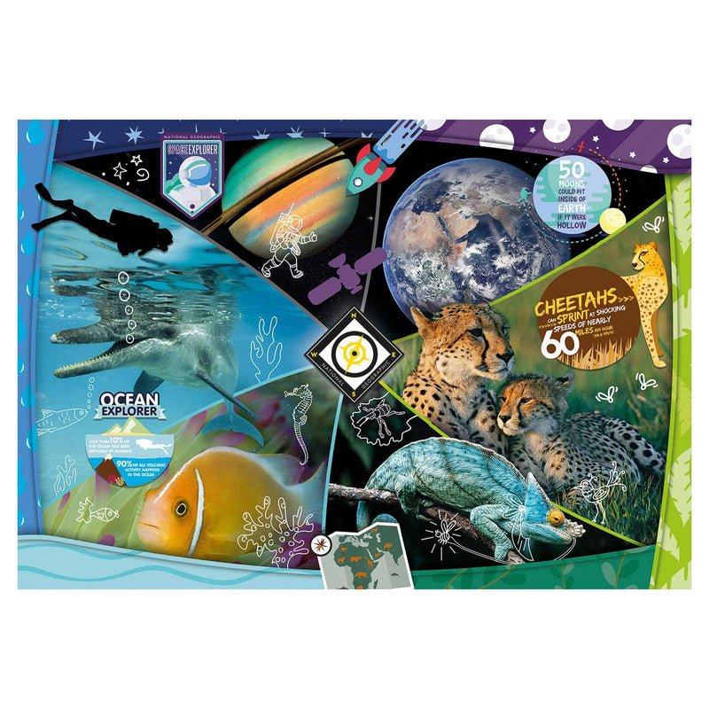 Clementoni National Geographic Puzzel - Exploring, 104st.