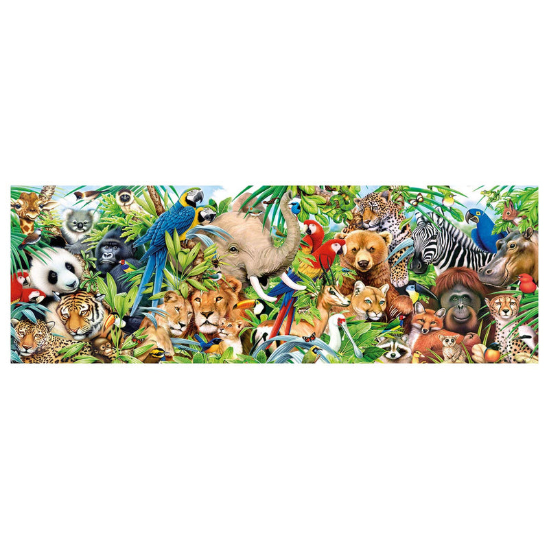 Clementoni Panorama Puzzel Wildlife, 1000st.