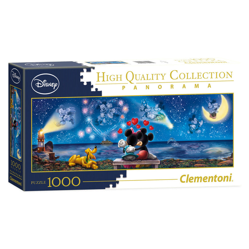 Clementoni Panorama Puzzel Mickey & Minnie, 1000st.