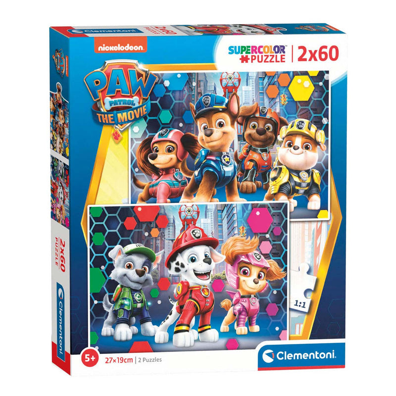 Clementoni Puzzel PAW Patrol The Movie, 2x60st.