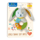 Clementoni Baby Knuffel Lovely Bunny Soft Rattle