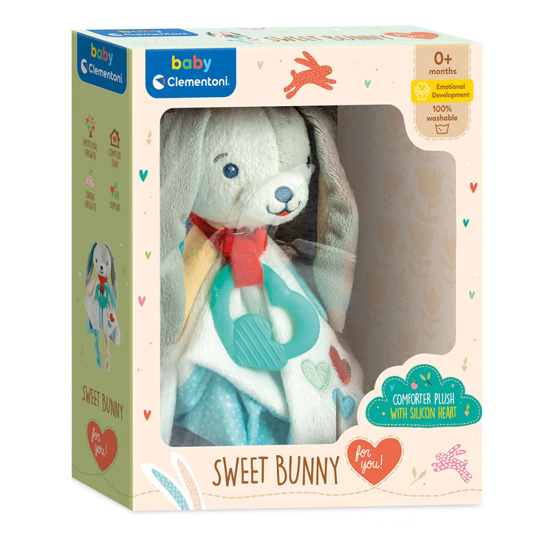 Clementoni Eerste maanden Knuffeldoekje Konijn