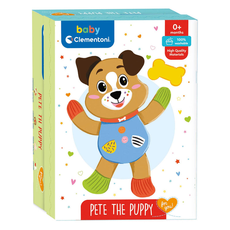 Clementoni Baby - Pluchen Knuffel Pete de Puppy