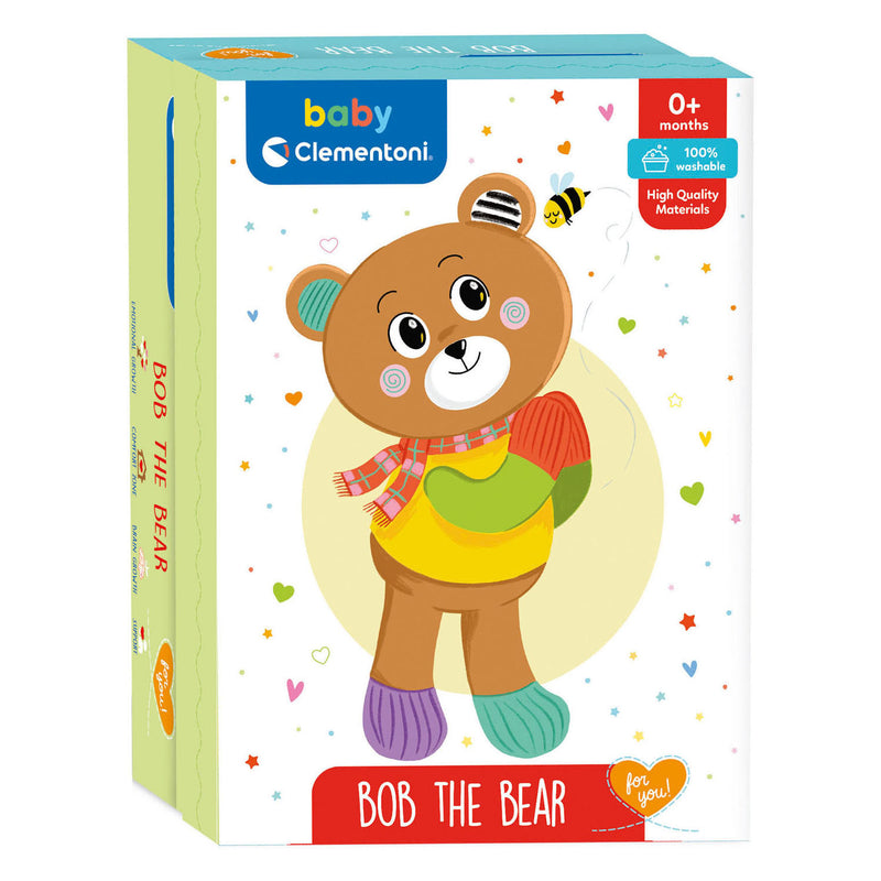 Clementoni Baby - Pluchen Knuffel Bob de Beer