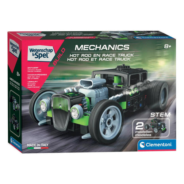 Wetenschap en Spel Mechanica Hot Rod en Race Truck