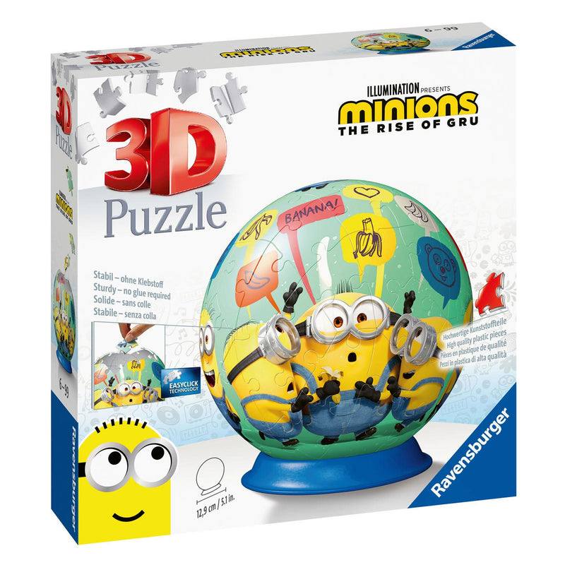 Minions 3D Puzzelbal, 72st.