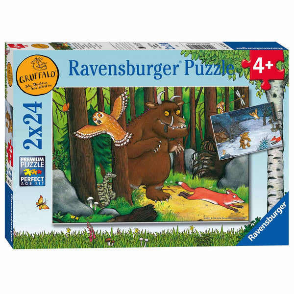 Puzzel 2x24 stukjes The Gruffalo