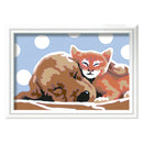 Schilderen op nummer Serie F Knuffelvriendjes