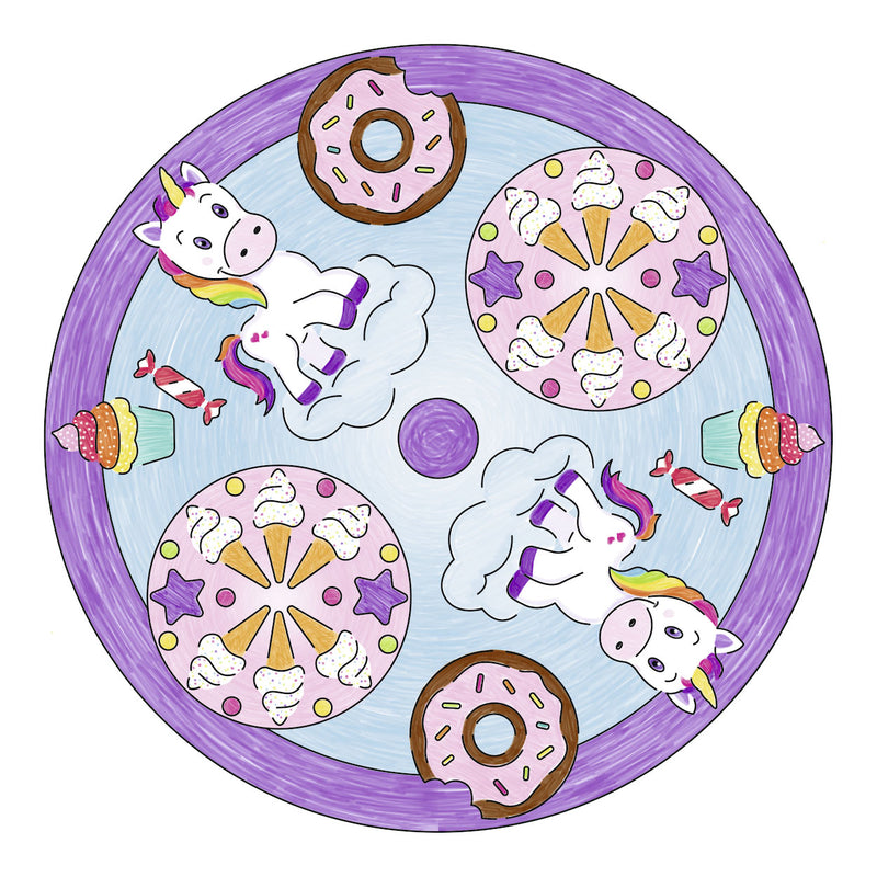 Mandala-Designer 2in1 - Eenhoorn