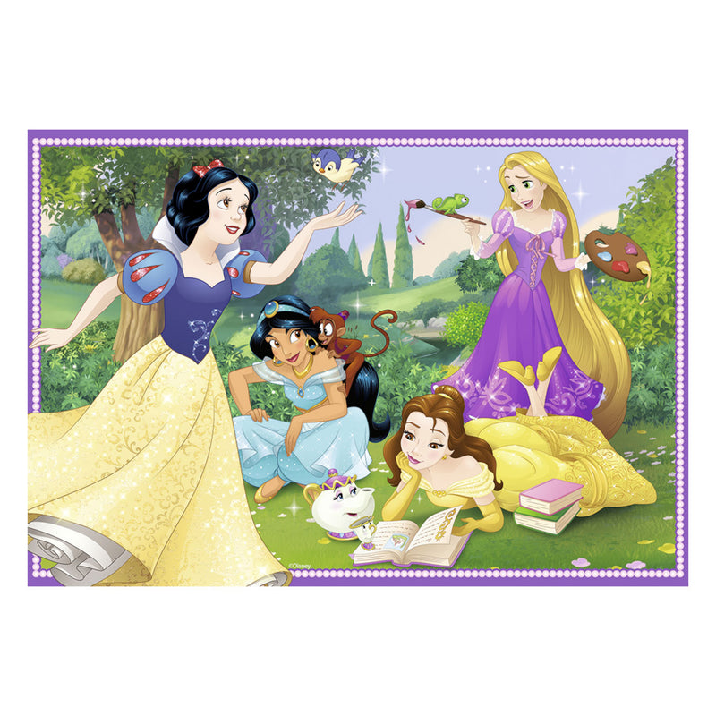 In de Wereld van Disney Prinses Puzzel, 2x12st.