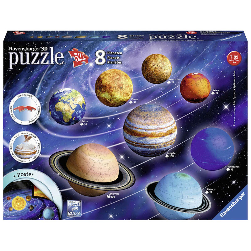 Ravensburger 3D Puzzel Zonnestelsel