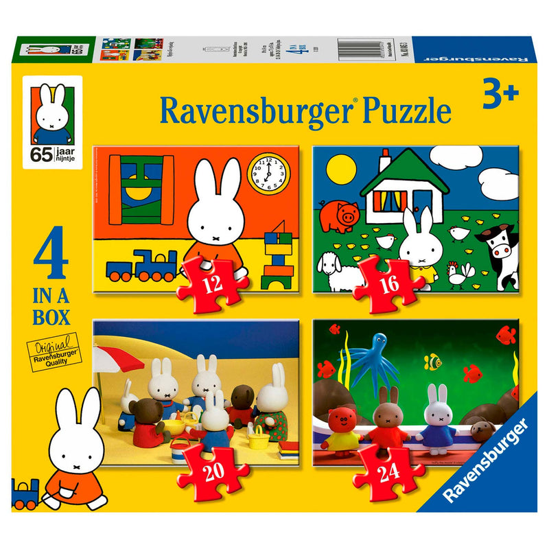 Ravensburger 4in1 Puzzel Nijntje 12-24 Stukjes