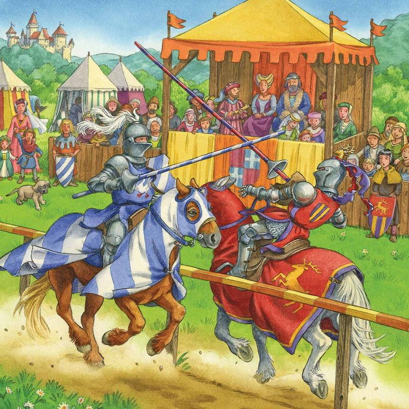 Riddertoernooi in de Middeleeuwen, 3x49st.