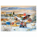 Boerderij in de Winter, 1000st.