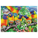 Puzzel 1000 stukjes Land van de Lorikeets