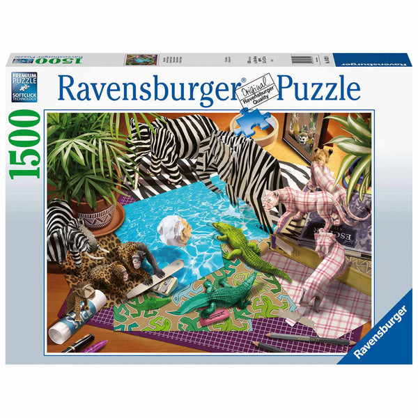 Puzzel 1500 stukjes Origami Adventure