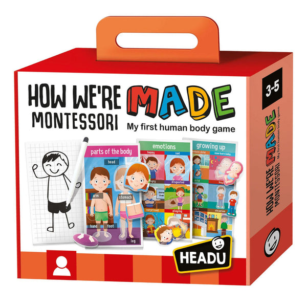 Headu How We Are Made Vormen en Tekenspel (EN)