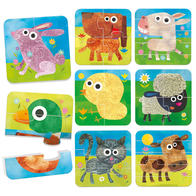 Headu Legpuzzel Dieren, 28st.