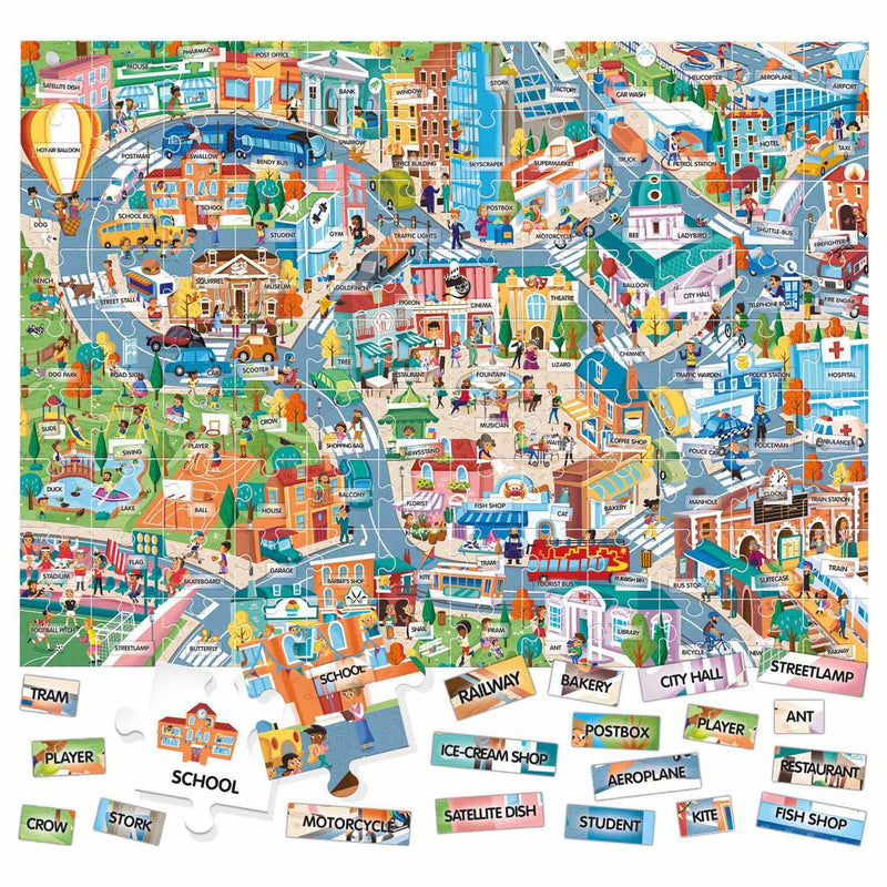 Headu Easy English 100 Words City, 108st.  (EN)