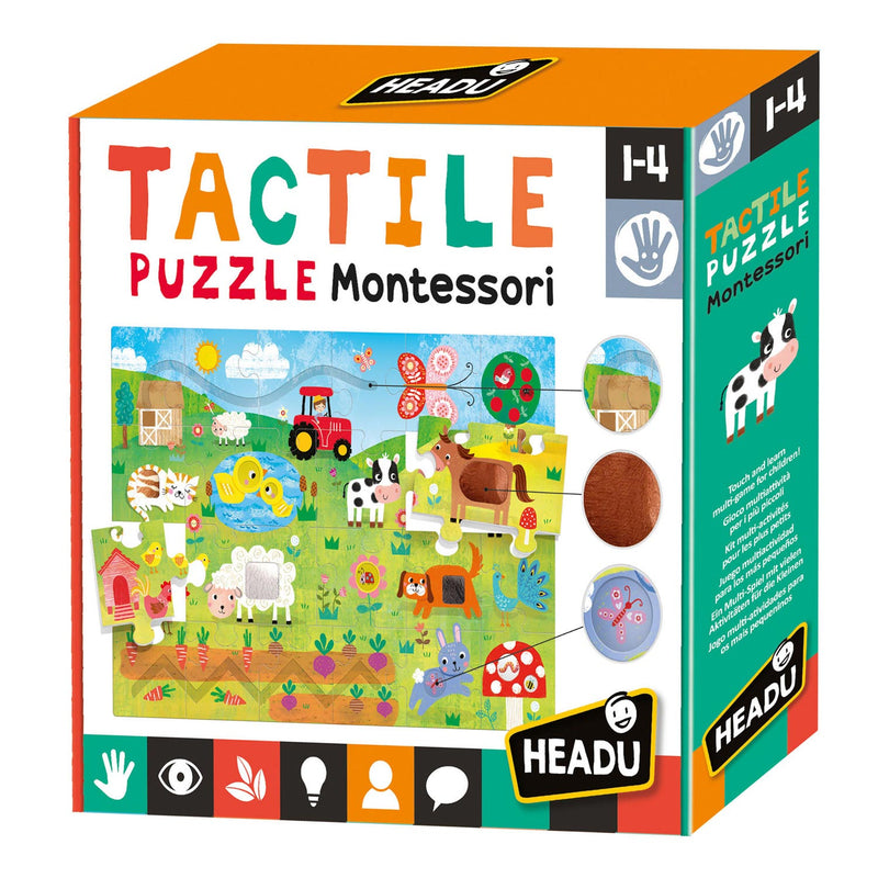 Headu Legpuzzel met Tastbare Oppervlakken