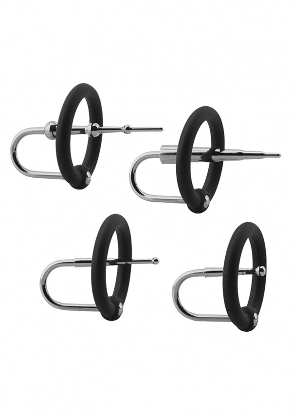 Ring & Plug Set - Silicone & Roestvrij Stalen Cock Accessoire - Si