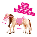 Lauren Tienerpop op Bewegend Paard