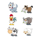 Puzzelset Boerderij met 6 Puzzels