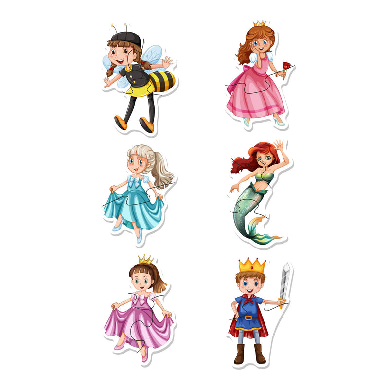 Set 6 legpuzzels Sprookjes