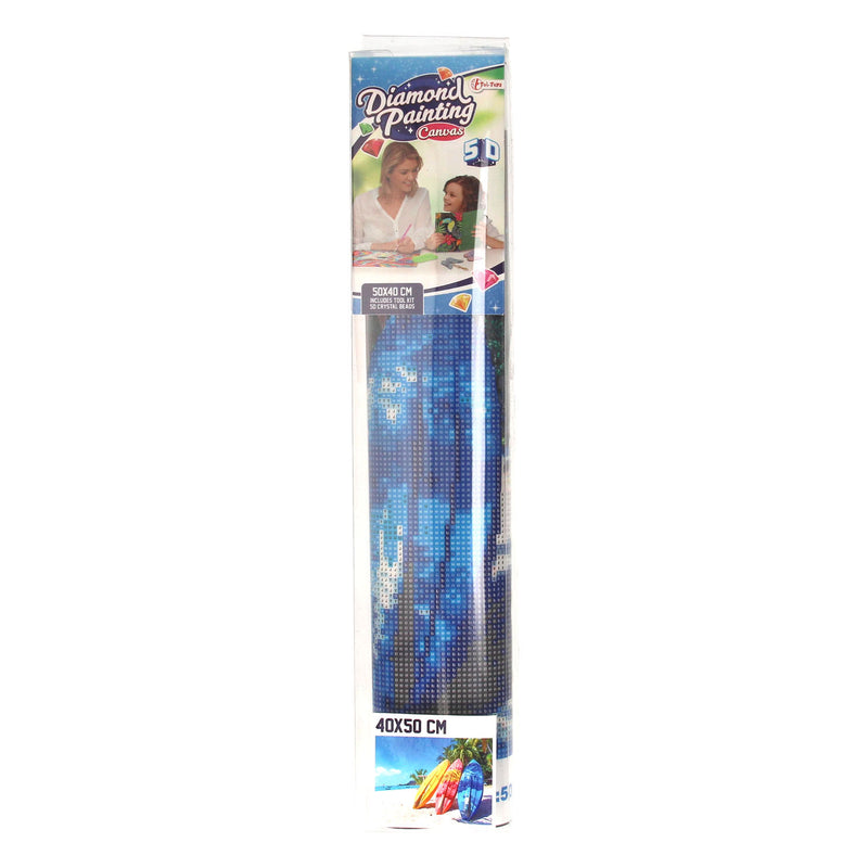 Diamond Painting Surfplanken, 40x50cm