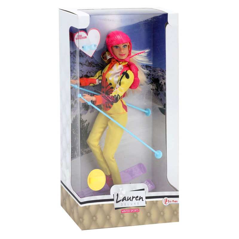 Lauren Tienerpop op Ski's