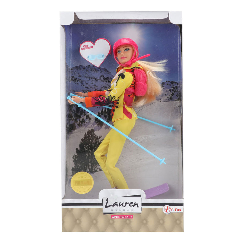 Lauren Tienerpop op Ski's